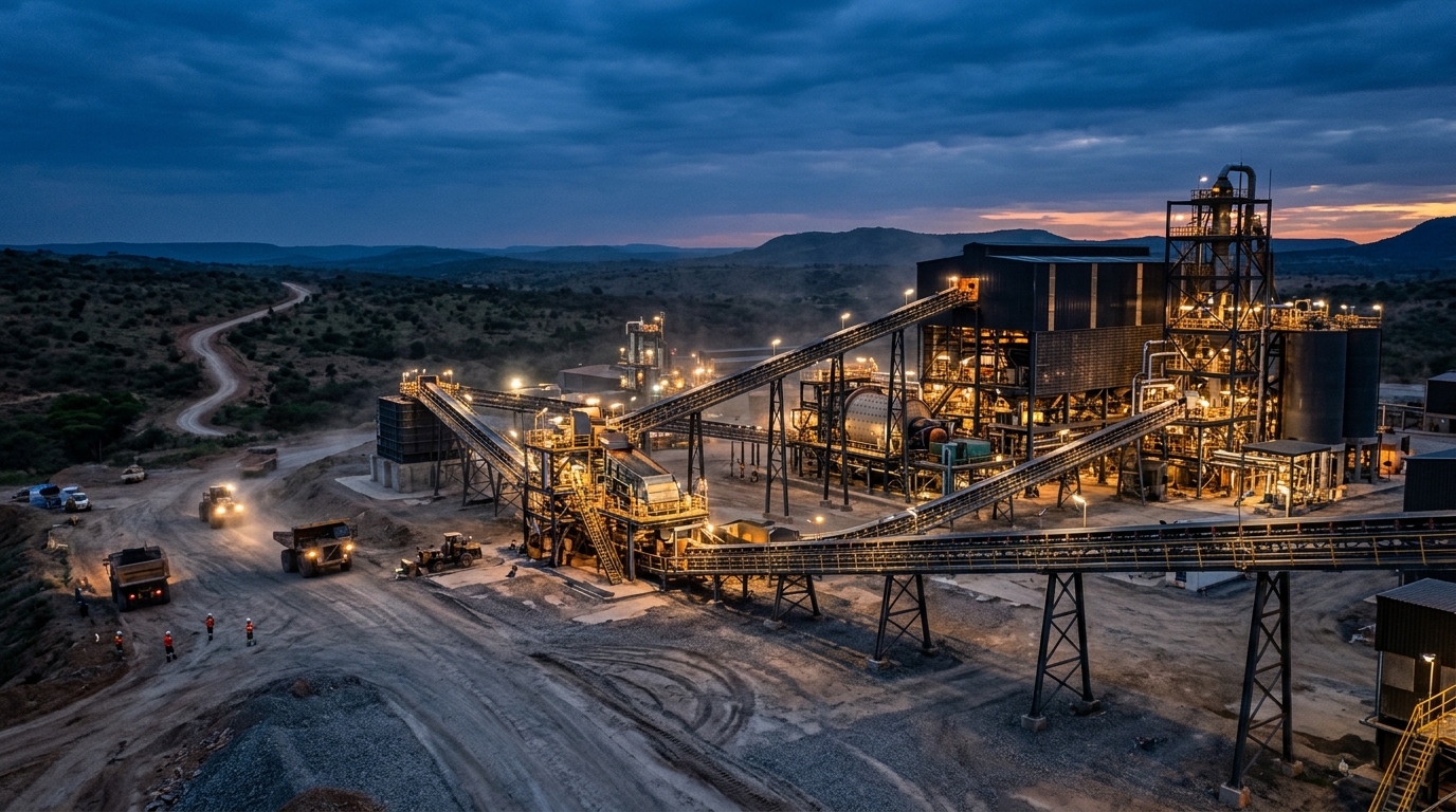 Industrial refining facility representing local beneficiation mandates